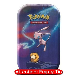 Empty Kanto Power Mini Tins: Mew & Psyduck Tin