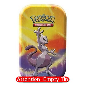 Empty Kanto Power Mini Tins: Mewtwo Tin