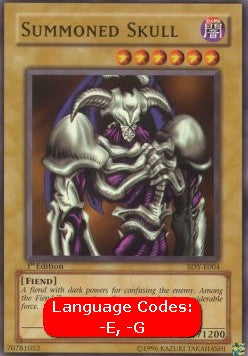 Summoned Skull (V.1 - Common) - Starter Deck: Yugi (Common) [SDY-004]