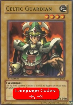 Celtic Guardian (V.1 - Common)⁣ - Starter Deck: Yugi⁣ (Common)⁣ [008]
