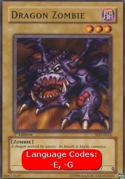Dragon Zombie (V.1 - Common)⁣ - Starter Deck: Yugi⁣ (Common)⁣ [012]