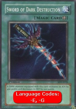 Sword of Dark Destruction (V.1 - Common)⁣ - Starter Deck: Yugi⁣ (Common)⁣ [018]