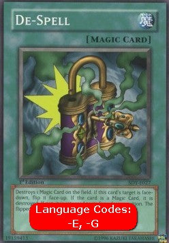 De-Spell (V.1 - Common)⁣ - Starter Deck: Yugi⁣ (Common)⁣ [027]