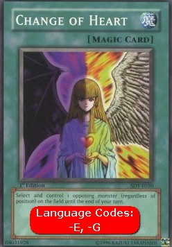 Change of Heart (V.1 - Common) - Starter Deck: Yugi (Common) [SDY-030]