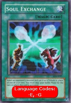 Soul Exchange (V.1 - Super Rare)⁣ - Starter Deck: Yugi⁣ (Super Rare)⁣ [037]