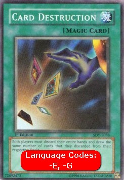 Card Destruction (V.1 - Super Rare) - Starter Deck: Yugi (Super Rare) [SDY-038]