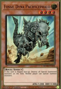 Fossil Dyna Pachycephalo - Maximum Gold: El Dorado (Premium Gold Rare) [MGED-008]