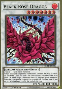 Black Rose Dragon (V.1 - Premium Gold Rare)⁣ - Maximum Gold: El Dorado⁣ (Premium Gold Rare)⁣ [026]