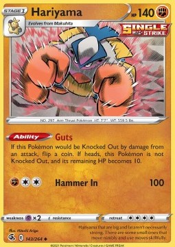 Hariyama - Fusion Strike (Uncommon) [FST-143]