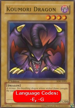 Koumori Dragon (V.1 - Common)⁣ - Starter Deck: Kaiba⁣ (Common)⁣ [005]