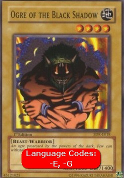 Ogre of the Black Shadow (V.1 - Common) - Starter Deck: Kaiba (Common) [SDK-018]