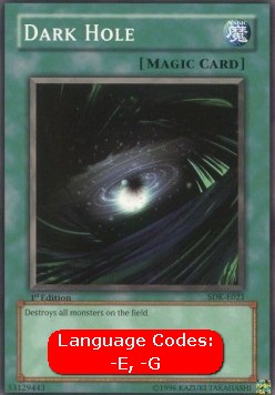 Dark Hole (V.1 - Common)⁣ - Starter Deck: Kaiba⁣ (Common)⁣ [021]
