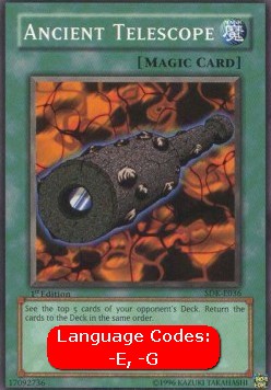 Ancient Telescope (V.1 - Common)⁣ - Starter Deck: Kaiba⁣ (Common)⁣ [036]