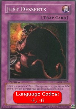 Just Desserts (V.1 - Common) - Starter Deck: Kaiba (Common) [SDK-037]