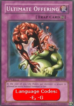 Ultimate Offering (V.1 - Common)⁣ - Starter Deck: Kaiba⁣ (Common)⁣ [046]
