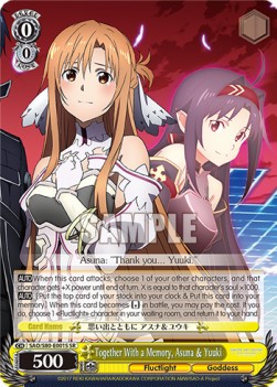 Together With a Memory, Asuna & Yuuki (V.2 - Super Rare)⁣ - Sword Art Online -Alicization- Vol.2⁣ (Super Rare)⁣ [001]