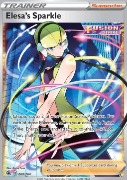 Elesa's Sparkle⁣ - Fusion Strike⁣ (Ultra Rare)⁣ [260]