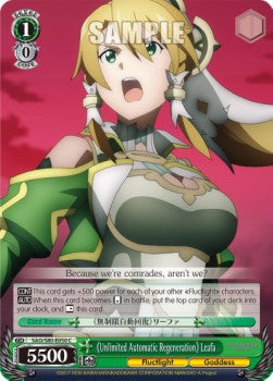 《Unlimited Automatic Regeneration》 Leafa - Sword Art Online -Alicization- Vol.2 (Common) [SAO/S80-050]
