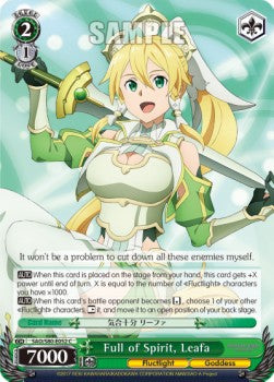 Full of Spirit, Leafa - Sword Art Online -Alicization- Vol.2 (Common) [SAO/S80-052]