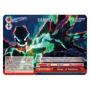 Blade of Nihilism (V.1 - Climax Common) - Sword Art Online -Alicization- Vol.2 (Climax Common) [SAO/S80-071]