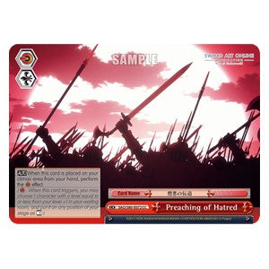 Preaching of Hatred (V.1 - Climax Common) - Sword Art Online -Alicization- Vol.2 (Climax Common) [SAO/S80-072]