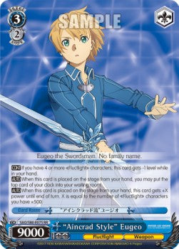 "Aincrad Style" Eugeo (V.1 - Double Rare)⁣ - Sword Art Online -Alicization- Vol.2⁣ (Double Rare)⁣ [075]