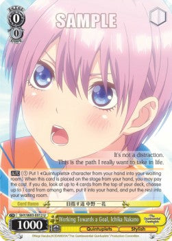 Working Towards a Goal, Ichika Nakano - The Quintessential Quintuplets (Uncommon) [5HY/W83-012]
