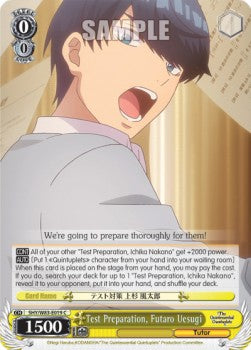 Test Preparation, Futaro Uesugi - The Quintessential Quintuplets (Uncommon) [5HY/W83-019]