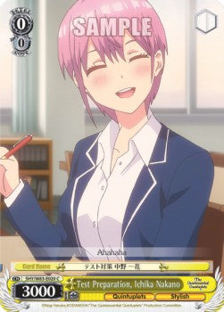 Test Preparation, Ichika Nakano - The Quintessential Quintuplets (Common) [5HY/W83-020]