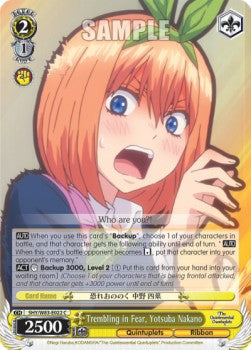 Trembling in Fear, Yotsuba Nakano - The Quintessential Quintuplets (Common) [5HY/W83-022]