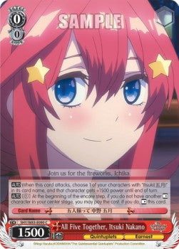 All Five Together, Itsuki Nakano - The Quintessential Quintuplets (Common) [5HY/W83-090]