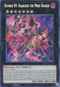 Number 89: Diablosis the Mind Hacker⁣ - Brothers of Legend⁣ (Secret Rare)⁣ [073]