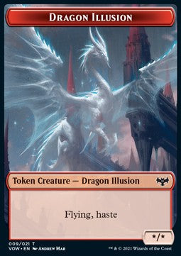 Dragon Illusion Token (R */*) // Blood Token - Innistrad: Crimson Vow: Extras (Token) [XVOW-T 9/17]