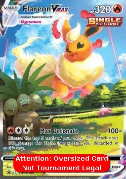 Flareon VMAX⁣ - SWSH Black Star Promos⁣ (Oversized)⁣ [180]