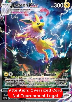 Jolteon VMAX⁣ - SWSH Black Star Promos⁣ (Oversized)⁣ [184]
