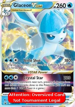 Glaceon VSTAR⁣ - SWSH Black Star Promos⁣ (Oversized)⁣ [197]