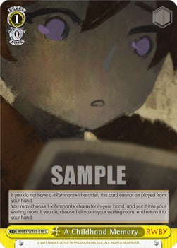 A Childhood Memory - RWBY (Uncommon) [RWBY/WX03-016]