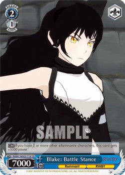 Blake: Battle Stance - RWBY (Trial Deck) [RWBY/WX03-T18]