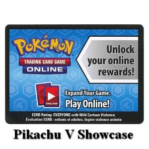 Online Code Card (Pikachu V Showcase)⁣ - Pokémon Products⁣ (Online Code Card)