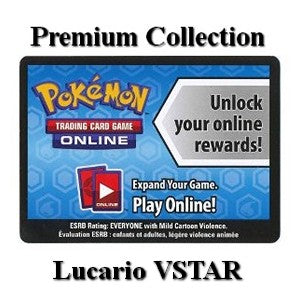 Online Code Card (Lucario VSTAR Premium Collection)⁣ - Pokémon Products⁣ (Online Code Card)