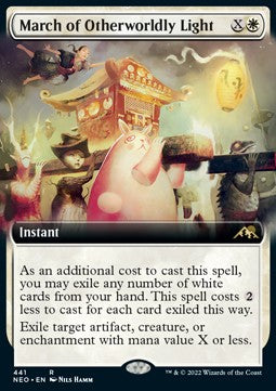 March of Otherworldly Light (V.2) - Kamigawa: Neon Dynasty: Extras (Rare) [XNEO-441]