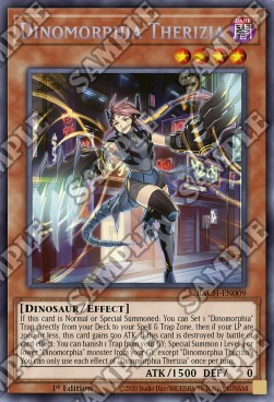 Dinomorphia Therizia (V.1 - Secret Rare)⁣ - Battle of Chaos⁣ (Secret Rare)⁣ [009]