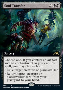 Soul Transfer (V.2) - Kamigawa: Neon Dynasty: Extras (Rare) [XNEO-460]