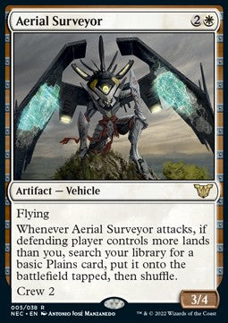 Aerial Surveyor (V.1)⁣ - Commander: Kamigawa: Neon Dynasty⁣ (Rare)⁣ [5]