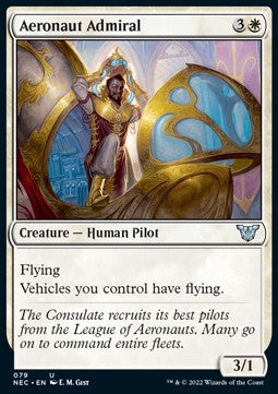 Aeronaut Admiral⁣ - Commander: Kamigawa: Neon Dynasty⁣ (Uncommon)⁣ [79]