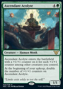 Ascendant Acolyte (V.1)⁣ - Commander: Kamigawa: Neon Dynasty⁣ (Rare)⁣ [24]