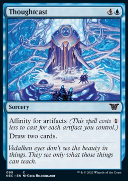 Thoughtcast⁣ - Commander: Kamigawa: Neon Dynasty⁣ (Common)⁣ [99]