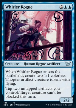 Whirler Rogue⁣ - Commander: Kamigawa: Neon Dynasty⁣ (Uncommon)⁣ [101]