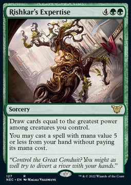 Rishkar's Expertise⁣ - Commander: Kamigawa: Neon Dynasty⁣ (Rare)⁣ [127]