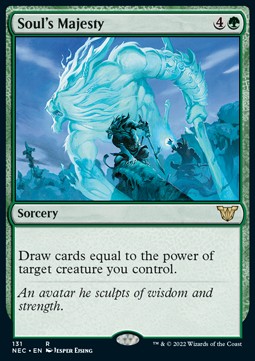 Soul's Majesty⁣ - Commander: Kamigawa: Neon Dynasty⁣ (Rare)⁣ [131]